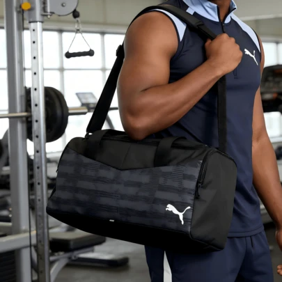 Puma 足球运动单肩包斜挎包 090577-01