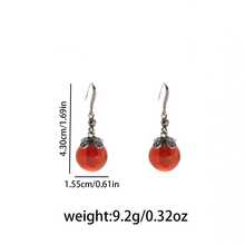 1 Pair Ankla Red Pearl Elegant Niche Luxury Earrings For Women - Multicolor - View 2