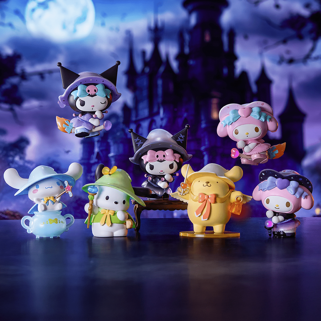  Miniso Sanrio Characters Magic Story Series Mini Figura Caixa Surpresa Estilo Aleatório Decoração