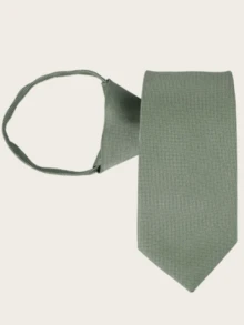 Men's Business Fashion Plaid Necktie, Suitable For Weddings, Ceremonies And Daily Wear - Mint Green - View 5