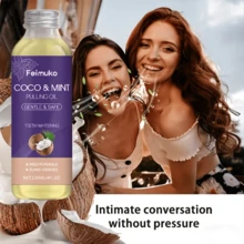 椰子薄荷漱口水，去除牙渍，美白牙齿，清新口气，温和成分清洁口腔异味，清爽薄荷漱口水 - 椰子薄荷漱口水 - 查看 4