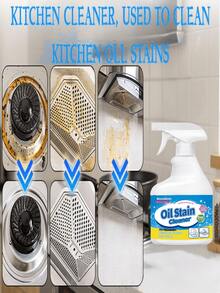 1瓶500毫升2026新款强力去油厨房喷雾，日常家用清洁剂，可去除抽油烟机、炉灶、锅具、台面和电器上的油渍、油脂和污垢，保持表面光亮如新。 - 液體 - 查看 6