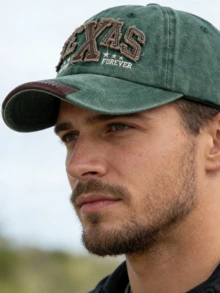 JZML 1pc Unisex Texas Letter Embroidered Baseball Cap - A - View 4