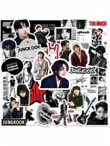 Bộ sticker KPOP thần tượng JK V Rose LNGSHOT COR/TIS 50pcs 40pcs 73pcs, Thẻ album, Sticker ghép hình, Sticker chống nước, Sticker trang trí, Hàng hóa người nổi tiếng, Sticker sổ tay, Sticker ốp điện thoại, Sticker fandom nổi tiếng, Sticker sưu tầm, Sticker chúc phúc mới, Bộ sưu tập sticker trưng bày, Hàng hóa âm nhạc, Sticker trang trí hộp - Nhiều màu - Xem 14