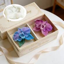 1pc Phalaenopsis Silicone Mold, DIY Candle, Aromatherapy Plaster, Epoxy Resin Multi-Purpose Mold, Easy To Demold, Reusable, Plaster Ornaments, Modern Home Mold, Holiday Gifts, Birthday Anniversary - 1pc Flower Silicone Mold - View 4