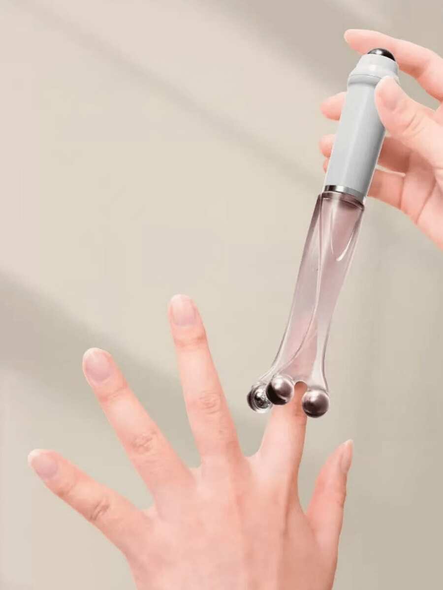 1件装手指按摩工具，滚轮磁珠手指按摩器，关节舒缓按摩棒，缓解酸痛 - 彩色 - 查看 1