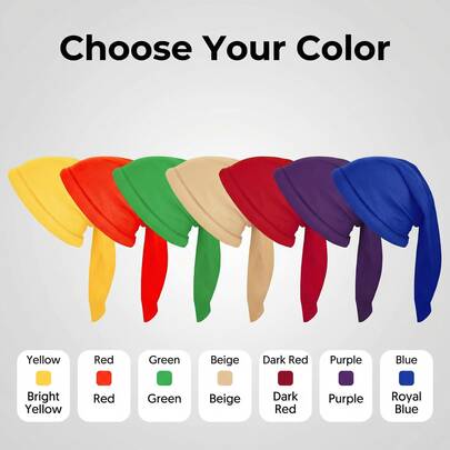 Halloween Dwarf Hats Dwarf Costume Hats Gnome Hats Party Hats For Christmas Fairy Tale Costumes, Red, Green, Orange, Purple, Yellow, Blue, Brown, For Age Over 6 Sleep Bonnet