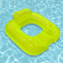 Pearlescent Square Floating Mattress, Summer Floating Pool Seat, Inflatable Boat - Multicolor - View 10