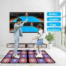 Double 63-Bit Wired Music Games Dance Mat - Multicolor - View 3