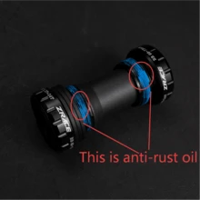 1个ZRACE黑色铝合金CNC加工24mm自行车中轴，适用于BB51/BB52/BB70/BB83 - 黑色 - 查看 8