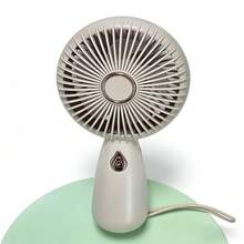 极简主义手持迷你风扇，带LED灯，便携式USB充电电风扇 - 手持 - 查看 8