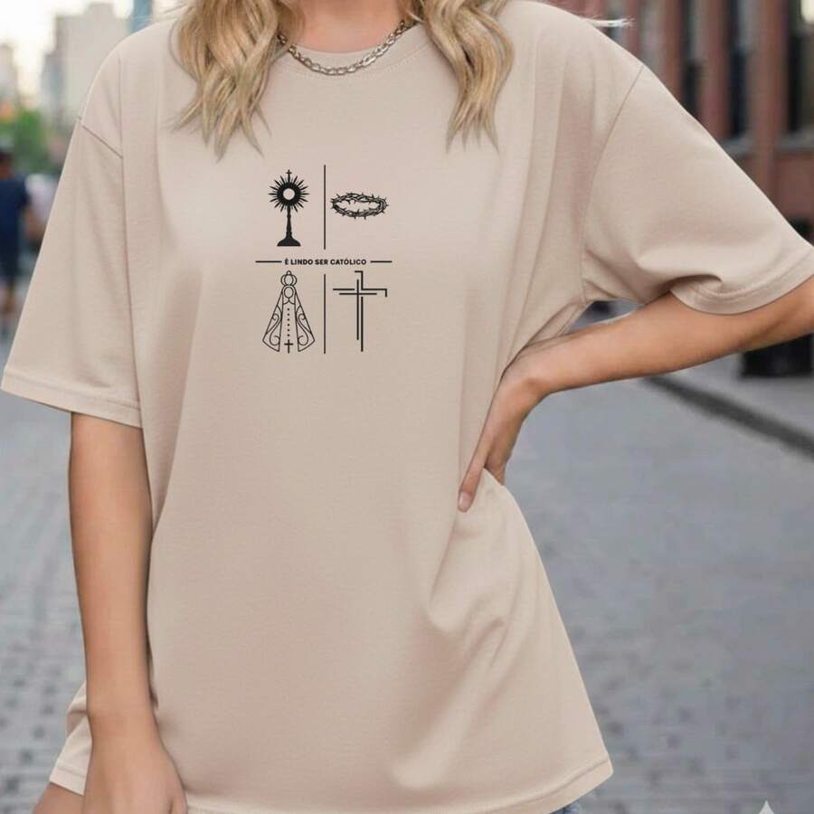 Cotton None Night Holiday Sports School Vacation Office Home Birthday Party Dating Street Photoshoot - 卡其色 - 查看 1