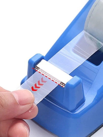 Clear Small Office Tape, Yellow Transparent Adhesive Tape Roll For Desk Use, Student School Supplies, Lightweight Tape For Wrapping, Mending, Sealing Envelopes, Craft Projects