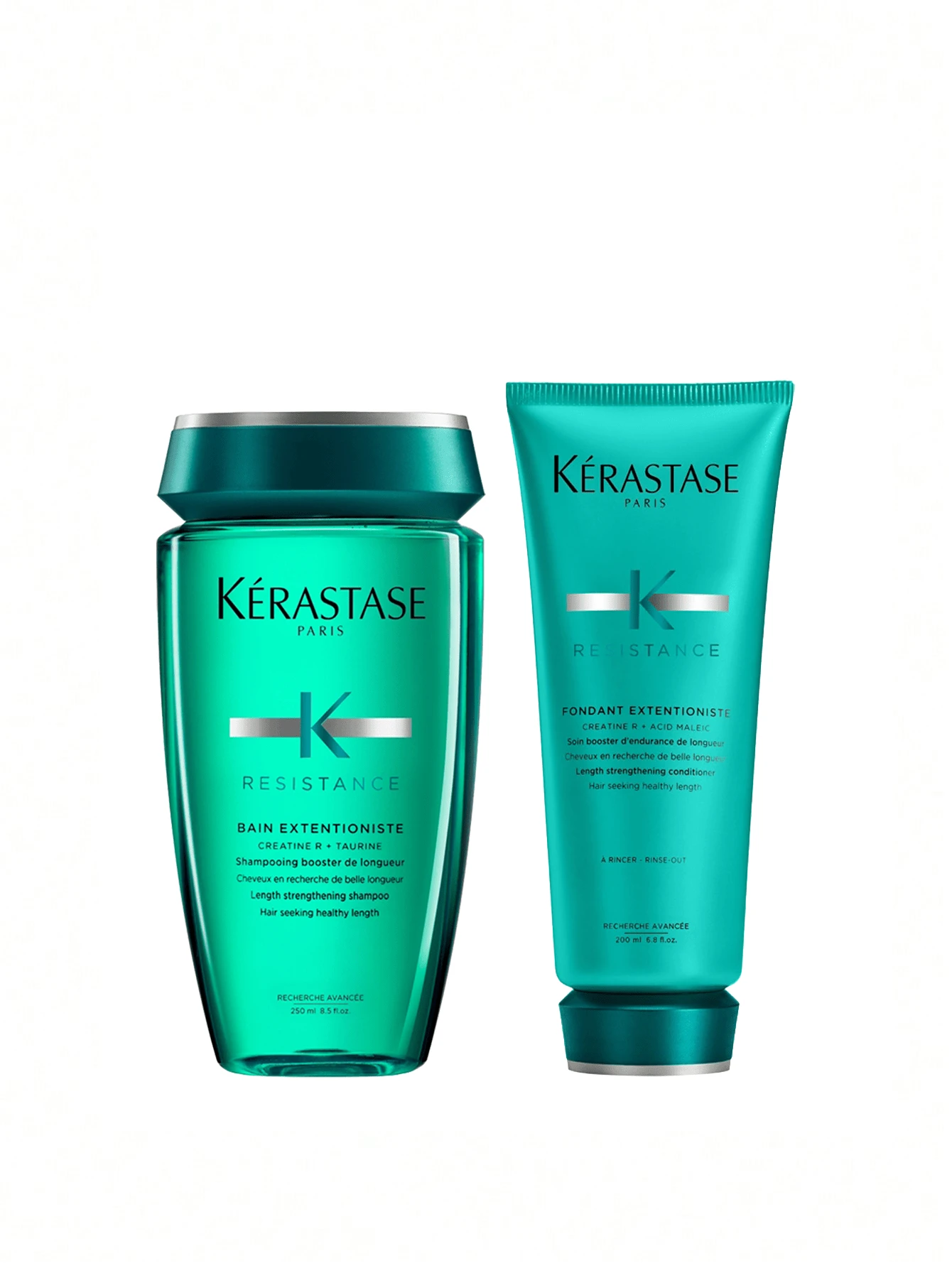 Kérastase [Bundle] Resistance Bain Extentioniste Shampoo 250 Ml + Fondant Extentioniste Conditioner 200 Ml - Resistance - View 1