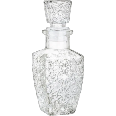 VITTORI MX Set 36 Mini Licoreras  Diamante Vino Vidrio Cristal 125ml