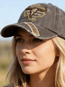 JZML 1pc Unisex Texas Letter Embroidered Baseball Cap - A - View 4