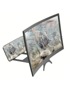 Blue Phone Screen Magnifier Screen Magnifier Stand A Portable Display Magnifier For Smartphones Featuring Blue Light Protection For Eye Care With A High-Definition Curved Stand Suitable For All Smartphones High-Quality Curved Screen Spring Gift - Multicolor - View 3