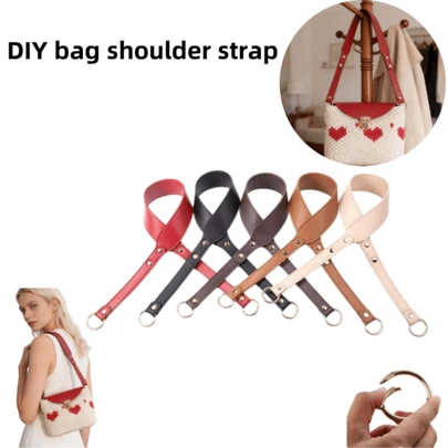 1 X 75cm/29.53inch Removable Faux Leather Handbag Strap For Women's Tote Or Shoulder Bag - Adjustable Handbag Accessory With Gold Finish And Available In Various Colors