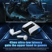 HTC NE49 開耳式翻譯運動耳機：支援多語言翻譯，配備網路燈效顯示，時尚 OWS 設計，舒適輕量結構，內建麥克風，語言學習輔助功能，符合人體工學的遊戲耳機設計 - 查看 3