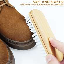 Suede Cleaner Kit Suede Brush And Suede Stain Remover, Premium Shoe Cleaner For Suede & Nubuck Shoes -, Non-Toxics Formula With Brush & Cleaner - White - View 4