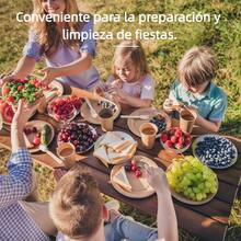 200 piezas Cubiertos de madera, utensilios desechables para fiestas, ideales para fiestas de cumpleaños, bodas, días festivos, Día de la Madre - Blanco - Ver 4