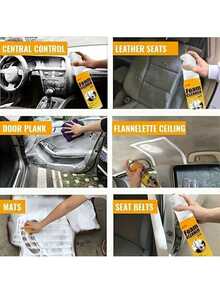 Homonth 汽车挡风玻璃清洁液和防雾刷，汽车油渍去除刷，挡风玻璃刷，汽车玻璃抛光刷，汽车油渍抛光刷，汽车清洁，汽车必备品 - 去除油渍，减少眩光，提高能见度，易于使用，理想的清晰视野，汽车护理，汽车配件。 - 彩色 - 查看 9