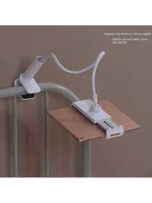 Flexible Arm Stand For Tablets And Cell Phones, 360° Rotation, Clip For Bed And Desk - White - View 6