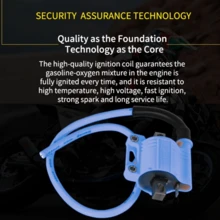 1 cuộn dây đánh lửa đa năng bằng vật liệu ABS, cuộn dây đánh lửa hiệu suất cao dành cho xe máy, phù hợp với xe máy 4 thì và 2 thì, xe ATV và xe địa hình GY6. Phụ kiện độ chế - A - Xem 9