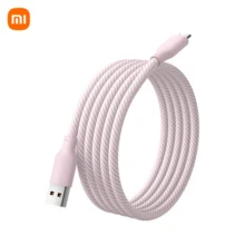 Xiaomi 6A Magnetic Self-Storage Fast Charging Data Cable 1m (USB-A To USB-C) Supports 6A High Current And 480Mbps Fast Data Transmission. It Is Compatible With USB-C Interface Mobile Phones And Digital Devices, And Supports Up To 120W Fast Charging (A Corresponding Power Charger Is Required). With Creative Magnetic Design, It Can Self-Coil And Self-Attach, Saying Goodbye To Tangles. - Multicolor - View 13