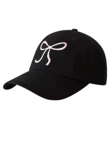 1pc Women Bow-Tie Baseball Cap,Women Trucker Hat,Casual Versatile Breathable Sunscreen Cap,Y2k Adjustable Fashion Sun Hat,Suitable For Hiking & Travel & Daily Wear & Best Friend Gift - Multicolor - View 22