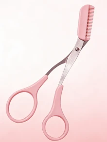 眉毛修剪工具套装（梳子和剪刀二合一） - 彩色 - 查看 5