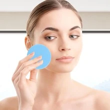 Compressed Round Facial Cleansing Sponge, Wood Pulp Fiber Expandable, Face Cleaning Makeup Puff, Suitable As Valentine's Day Gift For Girlfriend, Disposable Thickened Facial Cleansing Makeup Sponge - A - View 7