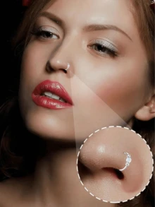 Khuyên mũi đá Opal 18G, 8mm/10mm, thép không gỉ 316L chất lượng phẫu thuật, không gây dị ứng - Thích hợp cho xỏ lỗ mũi/vách ngăn và xỏ sụn tai, unisex, thích hợp đeo hàng ngày, thúc đẩy quá trình lành vết thương, thích hợp cho lỗ xỏ mới, thoải mái khi đeo, không ảnh hưởng đến giấc ngủ. - Vàng - Xem 3