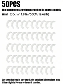 50/150pcs Disposable Cage Liners,Stretchable Disposable Pet Cage Liner,Rabbit Tray Liner, Pet Tray Elastic Transparent Plastic Bag,Extra-Thick Construction Resists Tearing, Cleaning Bag Easy Clean / Quick Clean, Garbage Bag - Transparent - View 11