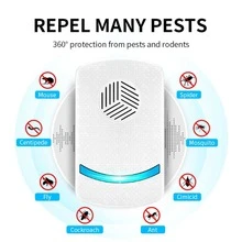 SOKANY 2026 Upgraded 1/2/4pcs Ultrasonic Pest Repeller, 360° All-Round Protection, Silent Operation, For Babies & Pets, Enhanced Ultrasonic Chip Stimulation For Faster & Stronger Pest Control, Ultrasonic Smart Frequency Pest Repeller - Physical Pest Control, Silent, Suitable For Home, Kitchen, Office, Hotel, Warehouse And Other Indoor Areas, Effectively Repels Mosquitoes, Mice, Long-Term Use Yields Better Results. - View 2