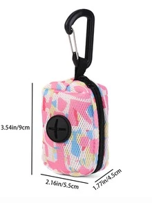 High-Value Painted Pet Waste Storage Bag, Dog Poop Bags, Walking & Training Cleaning Bag, Garbage Bag Dispenser - Multicolor - View 15