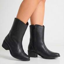 Women Fashion Boots - Black - View 2