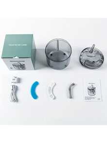 Pet Water Fountain With Triple Filter, Ultra-Quiet Pump, 2 Operating Modes For Cats And Dogs - 1L - View 10