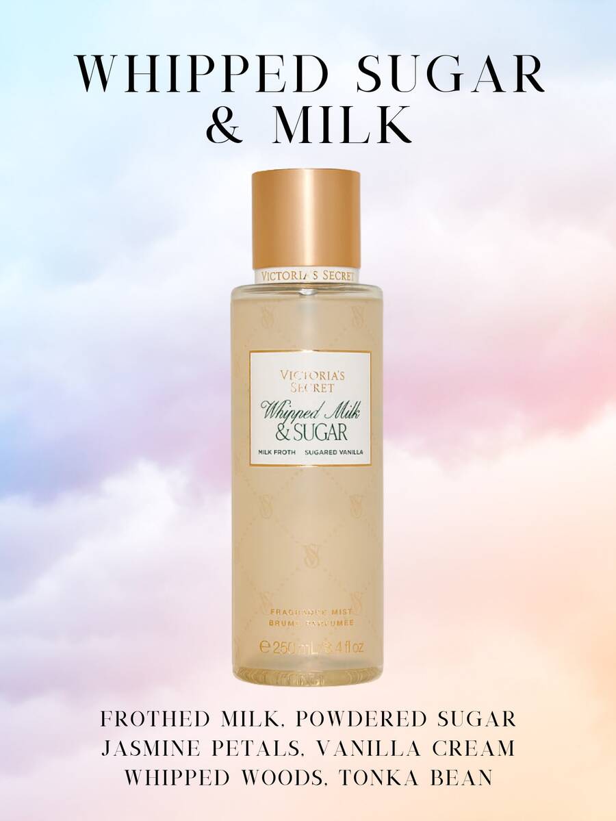 Victoria's Secret Victoria's Secret VS Body Mist Fine Fragrances Angel Cake & Cream Scented Mist - Gula Kocok & Susu - View 1