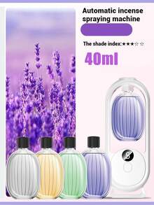 1pc Smart Home Aroma Diffuser (With 4 Bottles Of Essential Oils), Fragrance Diffuser, Hotel Aromatherapy Diffuser Humidifier With Auto Mist Sprayer For Bedroom, Bathroom - White - View 13