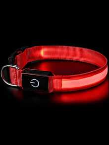 1pc LED Multi-Color Luminous Necklace, 13 Lighting Modes/Chasing Rainbow Mode/Type-C Charging - Multicolor - View 25