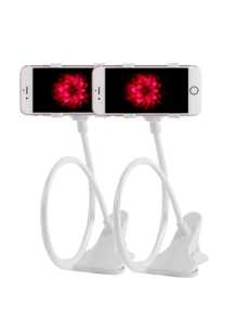 Adjustable Gooseneck Lazy 1 Universal Hose Phone Holder, Flexible Bed/Table Clip Holder With 360° Rotation, Compatible With Apple And Android Phones, For Office, Dorm, And Home Use, Spring Birthday Gift - Multicolor - View 17