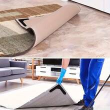 20 piezas de cinta adhesiva de doble cara antideslizante para alfombras: lavable y reutilizable, de secado rápido, para uso en interiores, evita resbalones, sujeción segura, adhesivo de larga duración. - 20Pcs - Ver 9