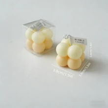 1pc Cute Bubble Candle, Ideal Birthday Gift, Handmade Creative Gift For Mother's Day, Also Suitable For Indoor Decor, Graduation Gift, And Gift For Women - Multicolor - View 18