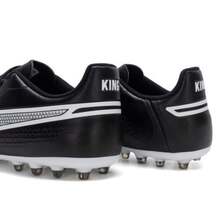 PUMA彪馬 KING MATCH KING 圓頭繫帶 MG（膠質短釘） 足球鞋 男款 - 黑色 - 查看 7