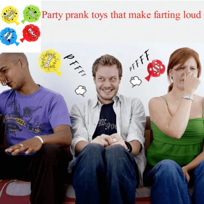 4 Pcs Set Of 7-Inch (Approximately 17.8 Cm) Inflating Whoopee Cushions/Cushions, Perfect For Adult Pranks, Imitating Farting Sounds, The Preferred April Fool's Day Party Gift