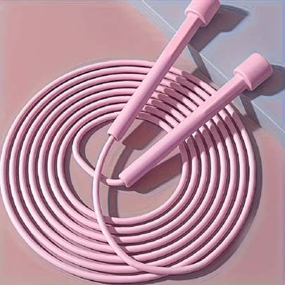 1pc Adjustable Skipping Rope For Aerobic Fitness, Unisex, Suitable For Sports, Gym, Home Workout