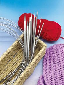 80cm Stainless Steel Circular Knitting Needles, Smooth Metal Knitting Rods, 2.0-6.0mm Multiple Sizes Available, DIY Hand Knitting Tools, Suitable For Knitting Enthusiasts, Can Knit Sweaters, Shawls, Hats, Blankets, Cardigans And Other Warm Garments - Circular Stainless Steel Sweater Needles - View 2