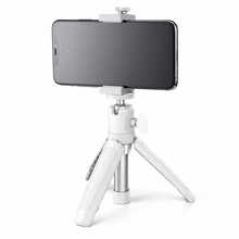 Mini Camera Tripod With 360° Ball Head, Foldable Tabletop Stand And Telescopic Handheld Grip, 1/4" Screw Mount For Camera, Action Camera, Ring Light And Phone Clip - Multicolor - View 6