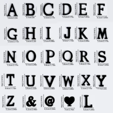 1pc Multicolor Acrylic Decorative Letter - A Vibrant Modern Home Decor Accent, Perfect For Displaying Initial Letters Or Inspirational Words - White - View 3